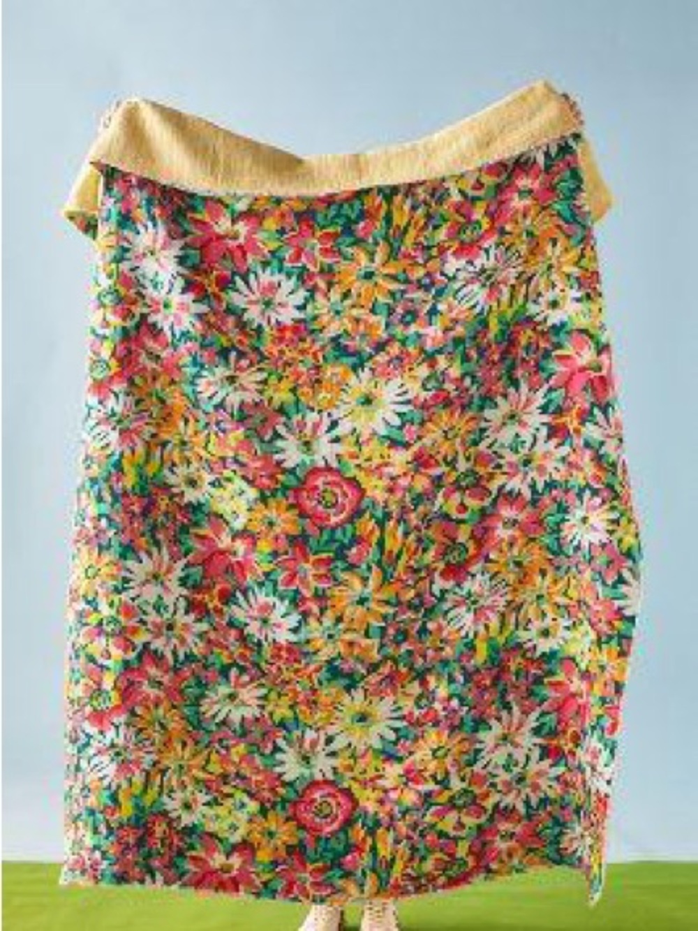 Anthropologie Sarah Campbell Throw